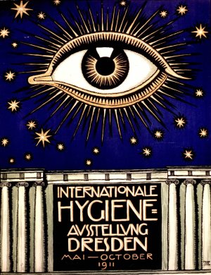 Internationale Hygiene-Ausstellung by Franz Von Stuck Oil Painting