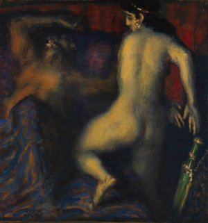 Judith und Holofernes by Franz Von Stuck Oil Painting