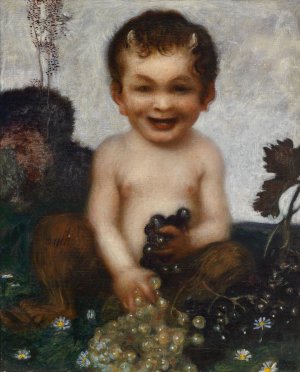 Junger Faun by Franz Von Stuck Oil Painting