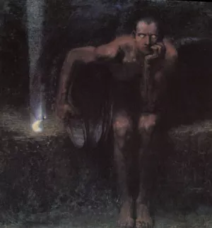 Lucifer by Franz Von Stuck - Oil Painting Reproduction