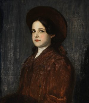 Portrat der Mary Stuck by Franz Von Stuck Oil Painting