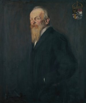 Prinzregent Luitpold von Bayern by Franz Von Stuck Oil Painting