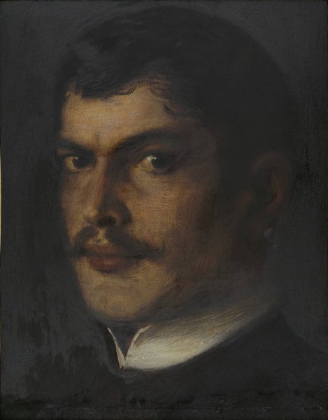 Self-portrait  by Franz Von Stuck - Hand-Painted Oil Painting Reproduction
