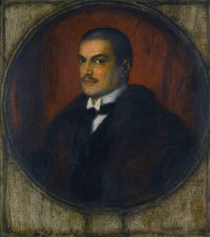 Self-portrait by Franz Von Stuck Oil Painting