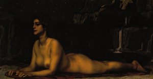 Sphinx by Franz Von Stuck Oil Painting