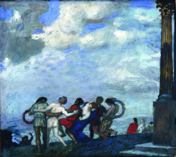 The Dance  by Franz Von Stuck - Hand-Painted Oil Painting Reproduction