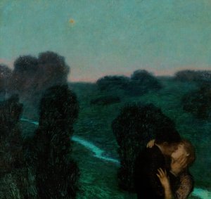 The Evening Star by Franz Von Stuck Oil Painting