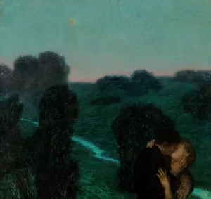 The Evening Star by Franz Von Stuck Oil Painting