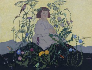 Am Abend by Franz Wacik Oil Painting