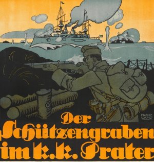 Schutzengraben im k. k. Prater by Franz Wacik Oil Painting