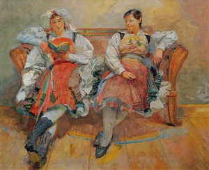 Gailtaler by Franz Wiegele Oil Painting