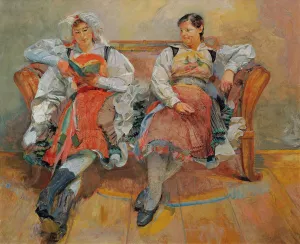 Gailtaler by Franz Wiegele Oil Painting