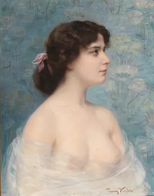 Young Beauty by Franz Xaver Kosler Oil Painting