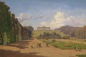 Blick auf die Gloriette Oil painting by Franz Xaver Reinhold