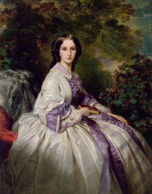 Countess Alexander Nikolaevitch Lamsdorff by Franz Xaver Winterhalter Oil Painting