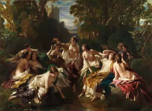 Florinda by Franz Xaver Winterhalter Oil Painting