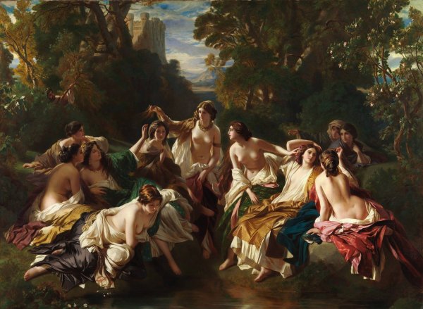 Main Product Photo of Florinda  Painting by Franz Xaver Winterhalter