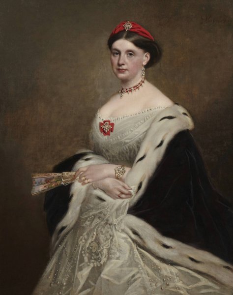 Main Product Photo of Louisa Hargreaves  Painting by Franz Xaver Winterhalter