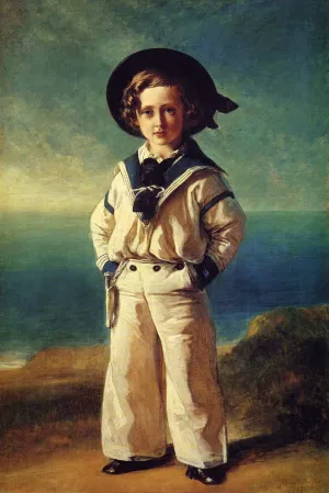 Albert Edward, Prince of Wales by Franz Xavier Winterhalter - Oil Painting Reproduction