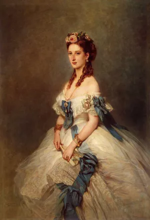 Alexandra, Princess of Wales by Franz Xavier Winterhalter Oil Painting