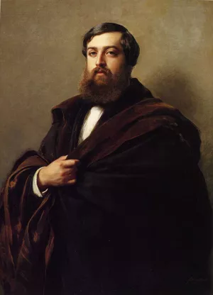 Alfred-Emilien, Comte de Nieuwerkerke by Franz Xavier Winterhalter Oil Painting