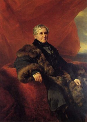 Charles-Jerome, Comte Pozzo di Borgo by Franz Xavier Winterhalter Oil Painting