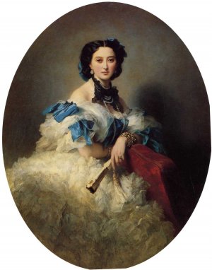 Countess Varvara Alekseyevna Musina-Pushkina by Franz Xavier Winterhalter Oil Painting