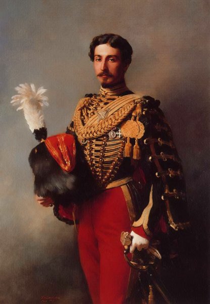 Edouard Andre by Franz Xavier Winterhalter - Hand-Painted Oil Painting Reproduction