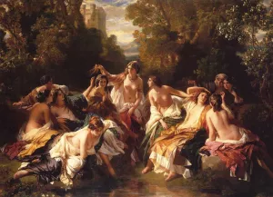 Florinda painting by Franz Xavier Winterhalter