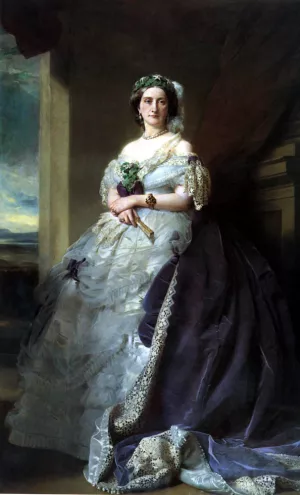 Julia Louise Bosville, Lady Middleton by Franz Xavier Winterhalter - Oil Painting Reproduction
