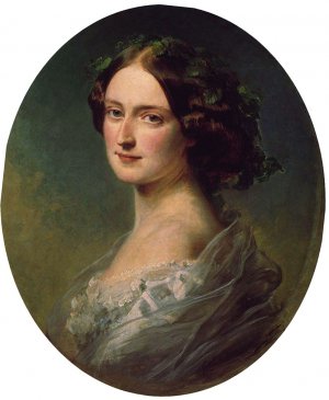 Lady Clementina Augusta Wellington Child-Villiers Oil painting by Franz Xavier Winterhalter