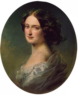 Lady Clementina Augusta Wellington Child-Villiers by Franz Xavier Winterhalter Oil Painting