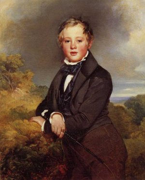 Ludwig, Graf Von Langenstein by Franz Xavier Winterhalter Oil Painting