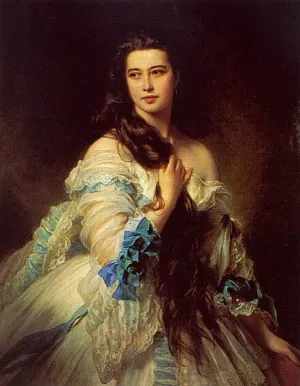 Madame Barbe de Rimsky-Korsakov by Franz Xavier Winterhalter Oil Painting