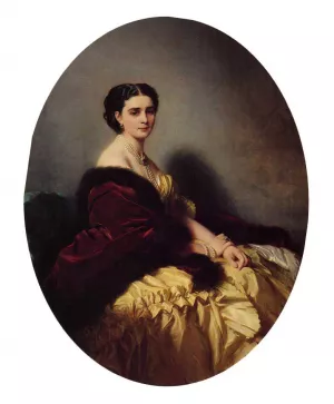 Madame Sofya Petrovna Naryschkina by Franz Xavier Winterhalter Oil Painting