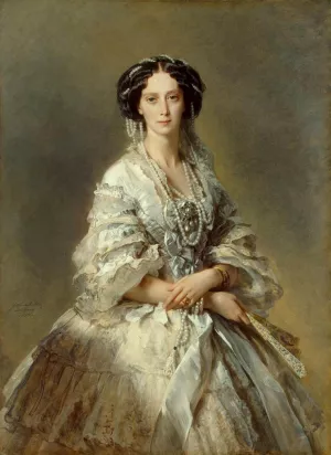 Portrait of Empress Maria Alexandrovna painting by Franz Xavier Winterhalter