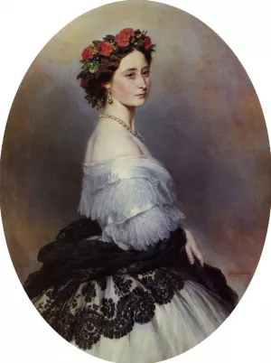 Princess Alice by Franz Xavier Winterhalter - Oil Painting Reproduction
