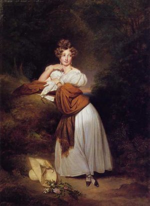 Sophie Guillemette, Grand Duchess of Baden Oil painting by Franz Xavier Winterhalter