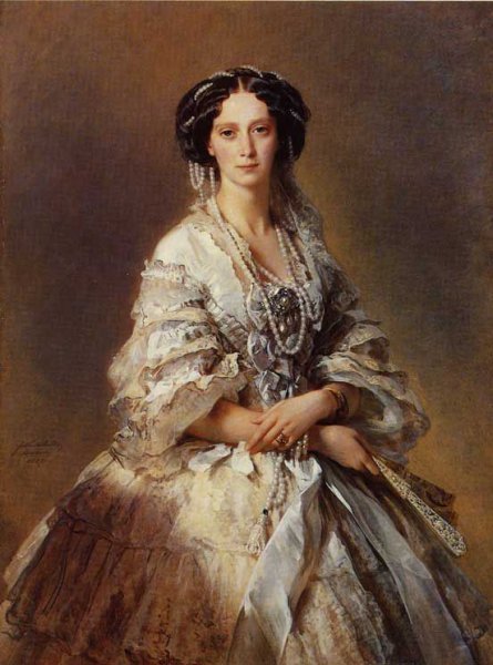 The Empress Maria Alexandrovna of Russia by Franz Xavier Winterhalter - Hand-Painted Oil Painting Reproduction