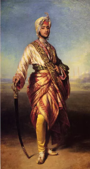 The Maharajah Duleep Singh by Franz Xavier Winterhalter Oil Painting