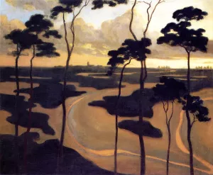 Blythburg, the Estuary by Roger Fry Oil Painting