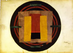 Design for a Rug for Arthur Rock painting by Roger Fry