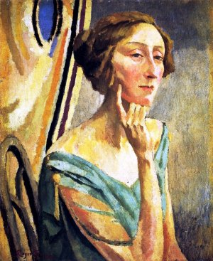 Edith Sitwell by Roger Fry Oil Painting