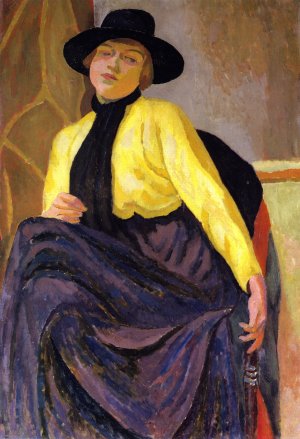 Iris Tree in a Sombrero by Roger Fry Oil Painting