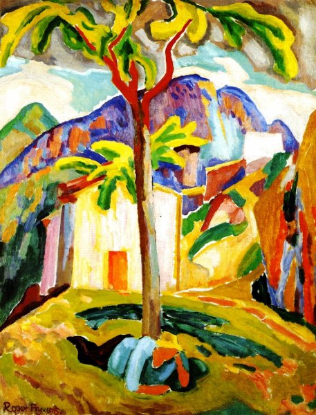 Main Product Photo of Ste Agnes, South of France Painting by Roger Fry