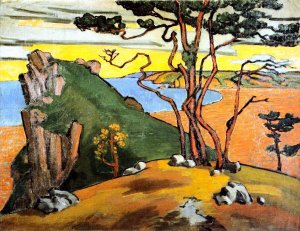 Studland Bay Black Sea Coast by Roger Fry Oil Painting