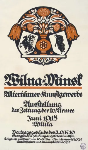 Wilna-Minsk, Altertumer Kunstgewerbe, Ausstellung der Zeitung der 10. Armee, Juni 1918, Wiln by Fred Hendriok Oil Painting