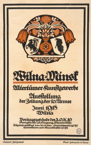 Wilna-Minsk, Altertumer Kunstgewerbe, Ausstellung der Zeitung der 10. Armee, Juni 1918, Wiln by Fred Hendriok Oil Painting