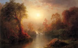 Autumn painting by Frederic Edwin Church