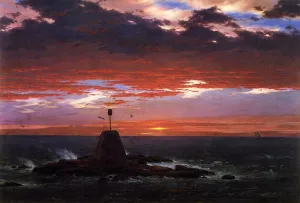 Beacon, Off Mount Desert Island by Frederic Edwin Church Oil Painting